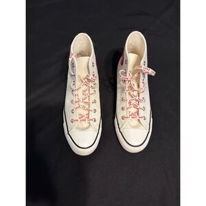 converse chuck taylor All Star Hi GS Size 6 Kids White Love Style AO2655F